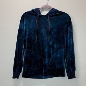 Tie Dye Velour Sweatshirt